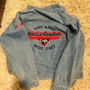 Harley Davidson Cafe Jean Jacket